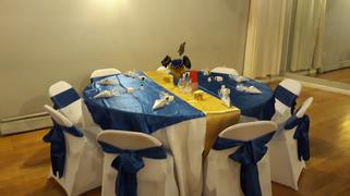 tableclothsfactory.com 72 x 72 Royal Blue Seamless Satin Square Tablecloth Overlay Review