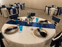 tableclothsfactory.com 12x108 Royal Blue Satin Table Runner Review
