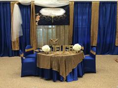 tableclothsfactory.com 160 GSM Royal Blue Stretch Spandex Banquet Chair Cover With Foot Pockets Review