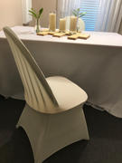 tableclothsfactory.com Ivory Spandex Stretch Fitted Banquet Chair Cover With Foot Pockets - 160GSM Premium Spandex Review