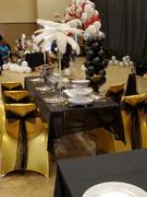 tableclothsfactory.com Shiny Metallic Gold Spandex Banquet Chair Cover, Glittering Premium Fitted Chair Cover Review