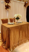 tableclothsfactory.com 90x132 Gold Premium Sequin Rectangle Tablecloth Review