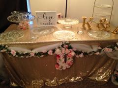 tableclothsfactory.com 90x156 Champagne Premium Sequin Rectangle Tablecloth Review