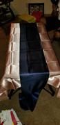 tableclothsfactory.com 60x 60 Navy Blue Seamless Satin Square Tablecloth Overlay Review