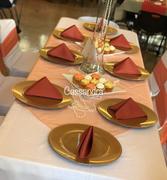 tableclothsfactory.com 60'' | Orange Square Sheer Organza Table Overlays Review