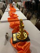 tableclothsfactory.com 12x108 Orange Satin Table Runner Review