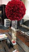 tableclothsfactory.com 12 Bush Black/Red 84 Rose Buds Real Touch Artificial Silk Flowers Review