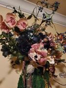 tableclothsfactory.com 12 Bush Navy Blue 84 Rose Buds Real Touch Artificial Silk Flowers Review