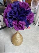 tableclothsfactory.com 12 Bushes | Purple Artificial Premium Silk Flower Rose Buds | 84 Rose Buds Review