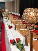 tableclothsfactory.com 16 Tall Gold Sleek Pillar Crystal Votive Tealight Candle Holder Review