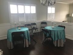 tableclothsfactory.com 60x 60 Turquoise Seamless Satin Square Tablecloth Overlay Review