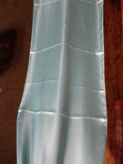 tableclothsfactory.com 12x108 Turquoise Satin Table Runner Review