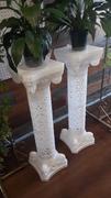 tableclothsfactory.com 4 Pack | 42 Tall | White PVC | Height Adjustable Artistic Venetian Roman Wedding Inspired | Pedestal Column Plant Stand Review