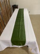 tableclothsfactory.com 12x108 Olive Green Satin Table Runner Review