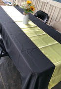tableclothsfactory.com 12x108 Yellow Satin Table Runner Review