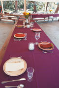 tableclothsfactory.com 60x126 PURPLE Polyester Rectangular Tablecloth Review