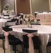 tableclothsfactory.com 5 Pack | Blush/Rose Gold Satin Chair Sashes | 6x106 Review