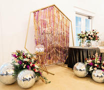 tableclothsfactory.com 8ft Purple Metallic Foil Fringe Curtain Review