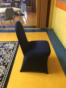 tableclothsfactory.com 160 GSM Navy Blue Stretch Spandex Banquet Chair Cover With Foot Pockets Review