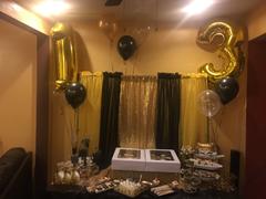 tableclothsfactory.com 40 Gold Foil Helium Mylar Balloons Numbers - 1 Review