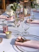 tableclothsfactory.com 5 Pack | Blush/Rose Gold Seamless Cloth Dinner Napkins, Wrinkle Resistant Linen | 17x17 Review