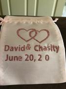tableclothsfactory.com Pack of 12 | 5x7 Satin Party Favor Bags | Drawstring Pouch Gift Bags - Blush | Rose Gold Review