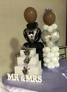 tableclothsfactory.com 20 Heart Shape Wedding Groom Tuxedo and Bride Dress Air Helium Mylar Foil Balloons Set Review