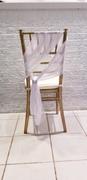 tableclothsfactory.com 5 Pack | Natural DIY Premium Designer Chiffon Chair Sashes | 22 x 78 Review