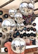 tableclothsfactory.com Pack of 2 - 12 Silver Disco Mirror Ball - Large Disco Ball with Hanging Swivel Ring Review