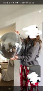 tableclothsfactory.com 20 Silver Disco Mirror Ball - Large Disco Ball with Hanging Swivel Ring Review