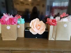 tableclothsfactory.com 4 Pack 12 Large Real Touch Artificial Foam Craft Roses- Rose Gold | Blush Review