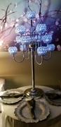 tableclothsfactory.com 40 Tall 13 Arm Silver Crystal Beaded Candelabra Candle Holders Review