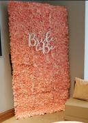 tableclothsfactory.com 11 Sq ft. | 4 Panels UV Protected Hydrangea Flower Wall Mat Backdrop | Blush/Rose Gold Review