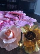 tableclothsfactory.com 6 Pack 8 Large Real Touch Artificial Foam Craft Roses- Rose Gold | Blush Review