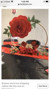 tableclothsfactory.com 6 Pack 8 Large Red Real Touch Artificial Foam Craft Roses Review