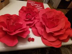 tableclothsfactory.com 6 Pack 8 Large Red Real Touch Artificial Foam Craft Roses Review