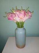 tableclothsfactory.com 20 Stems | 14 Pink Artificial Poly Foam Calla Lily Flowers Review