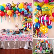 tableclothsfactory.com 5 Pack | 13 | Assorted | Swirl Lollipop Candy Foil Mylar Balloons Review