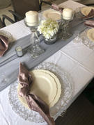 tableclothsfactory.com 5 Pack | Dusty Rose Premium Sheen Finish Velvet Cloth Dinner Napkins | 20x20 Review