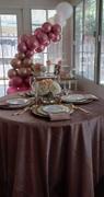 tableclothsfactory.com 120 Premium Velvet Round Tablecloth - Dusty Rose Review
