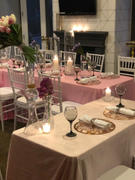 tableclothsfactory.com 90 x 132 | Blush | Rose Gold | Premium Velvet Rectangle Tablecloth Review