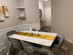 tableclothsfactory.com 12 x 108 | Gold | Premium Velvet Table Runner Review