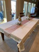 tableclothsfactory.com 12 x 107 | Rose Gold | Blush | Premium Velvet Table Runner Review