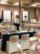 tableclothsfactory.com 5 Pack | Big Payette Sequin Round Chair Sashes - Blush | Rose Gold Review