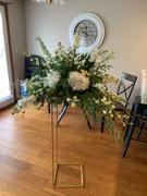 tableclothsfactory.com 2 Pack | 40 Matte Gold Wedding Flower Stand | Metal Vase Column Stand | Geometric Centerpiece Vase Review