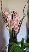 tableclothsfactory.com 2 Stems | 40 Pink Silk Orchids Stem | Artificial Orchid Flowers Review