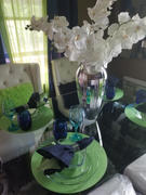tableclothsfactory.com 2 Stems - 40 White Artificial Long Stem Orchids - Silk Flowers Orchid Bouquet Review