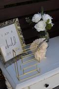tableclothsfactory.com 8 Tall | Gold Wedding Centerpiece | Freestanding 3D Decorative Wire Letter | E Review