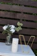tableclothsfactory.com 8 Tall | Gold Wedding Centerpiece | Freestanding 3D Decorative Wire Letter | V Review