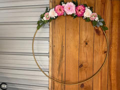 tableclothsfactory.com 40 Gold Heavy Duty Metal Hoop Wreath | Floral Hoop Review